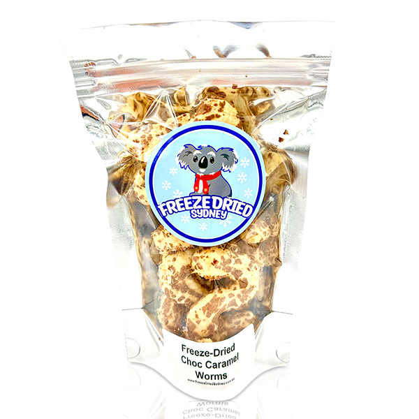 Freeze Dried Choc Caramel Worms_Packet