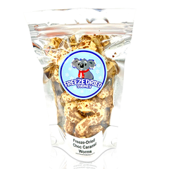 Freeze Dried Choc Caramel Worms_Packet